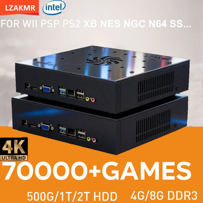 Plug-and-Play on TV NEW Retro Gaming Device 70000+ Games for Wii PS2 DC PSP NGC N64 2T Loaded X88 Console Win11 Children's Gift