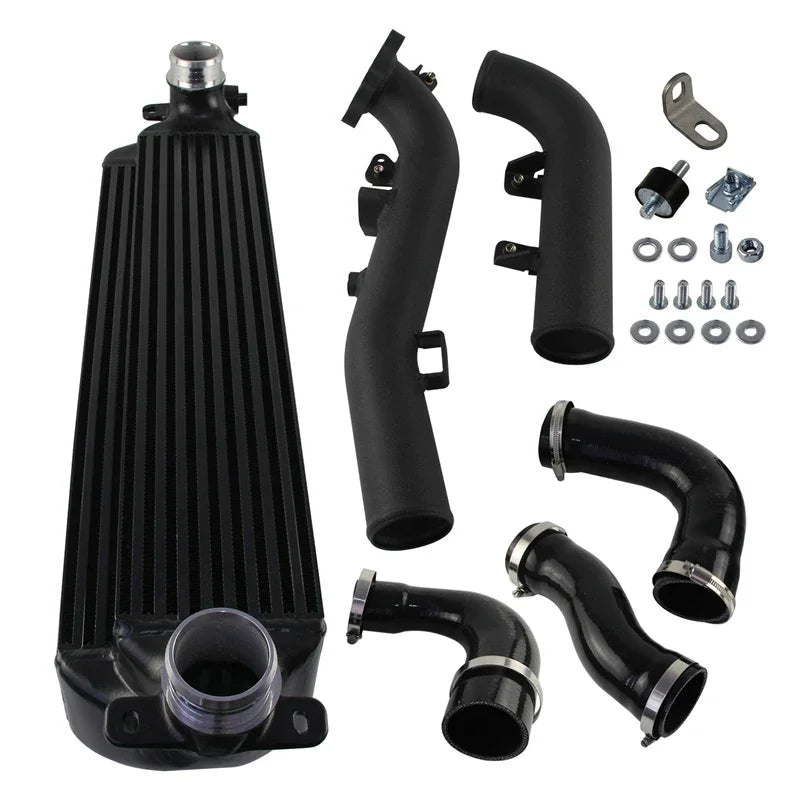 High-performance Competition Intercooler & Charge Boost Pipe Hose Kit For Toyota Toyota GR Yaris 1.6T Bar & Plate Aluminum Black