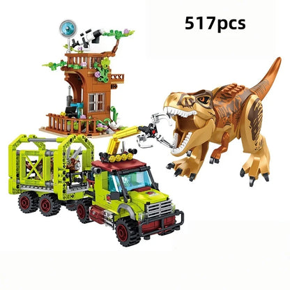 Jurassic Dinosaurs World Animal Park Blocks Building Brick Dinosaur Figures City Dino Robot Dinosaurios Toys For Children Gifts