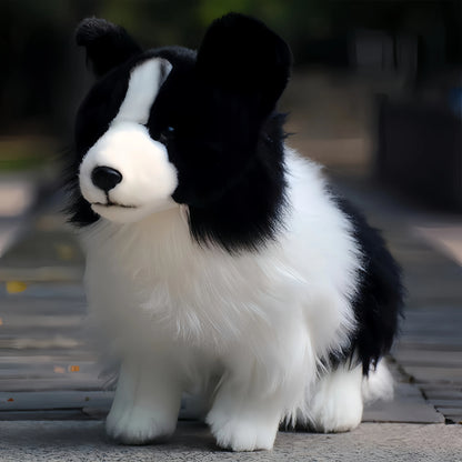 Border Collie Plush Toy Dog 11.8 Inch Kids Plush Toy Perfect Gift for Boys and Girls