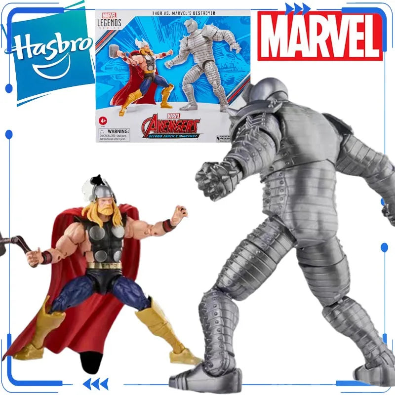 Genuine Hasbro Marvel Legends Thor Vs Marvel's Destroyer 2-Pack Action Figure Toys for Boys Girls Gift Model Ornaments