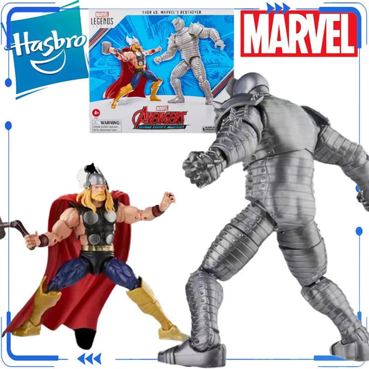 Genuine Hasbro Marvel Legends Thor Vs Marvel's Destroyer 2-Pack Action Figure Toys for Boys Girls Gift Model Ornaments