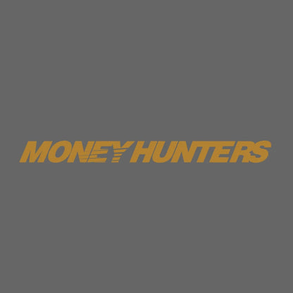 Money Hunter Vinyl Car Decal – Self-Adhesive Racing Stripe Sticker for Car Body, Truck Bumper, Rear Window – Waterproof Alphabet