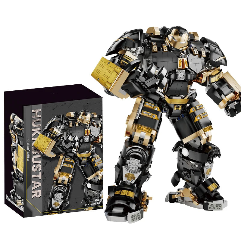 2300+pcs Black Hulk Buster Marvel Building Blocks Sets Iron Man Machine Toys Bricks Action Robot Figures Model Holiday Gifts