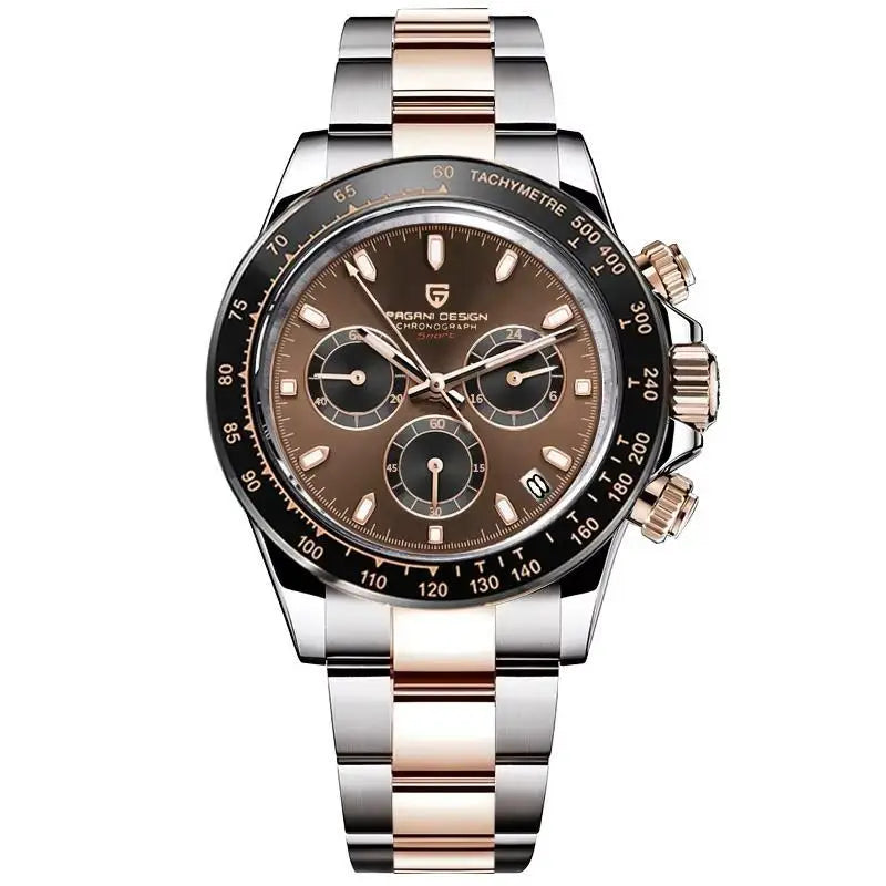 2026 New PAGANI DESIGN Brand Luxury Quartz Watch Sapphire Waterproof Luminous Men Watch Japan VK63 Movt All Steel Chronograph