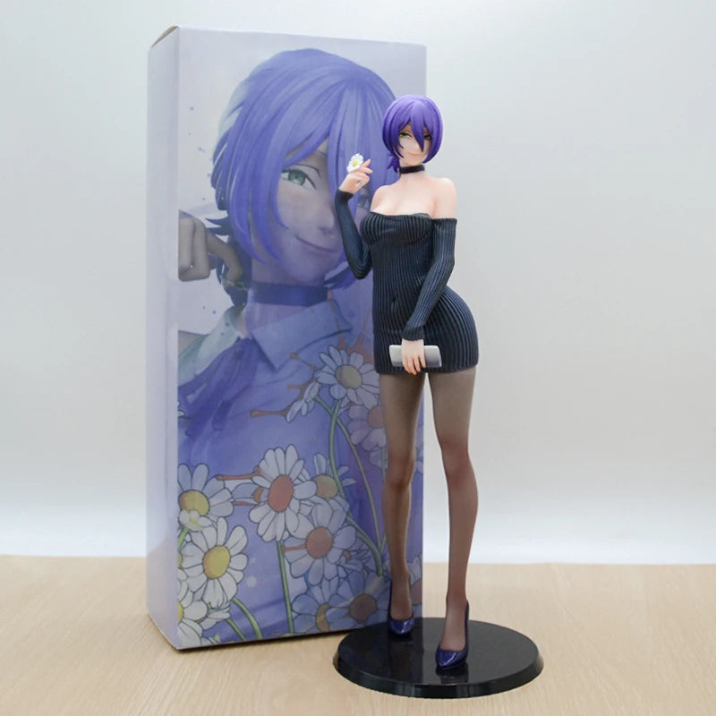 Chainsaw Man Power Bunny Girl Anime Figure Makima Action Figure Hayakawa Aki/Higashiyama Kobeni/Denji/Reze Figure Model Doll Toy