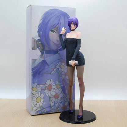 Chainsaw Man Power Bunny Girl Anime Figure Makima Action Figure Hayakawa Aki/Higashiyama Kobeni/Denji/Reze Figure Model Doll Toy