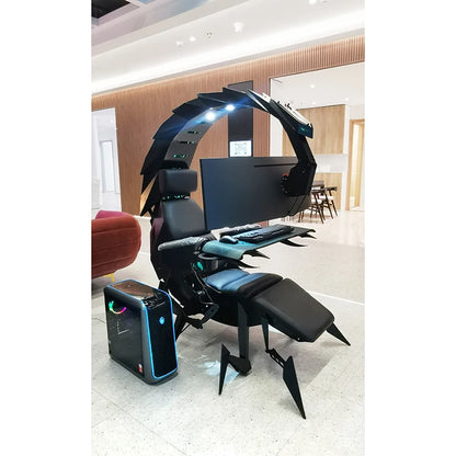 Luxury Reclining Gaming Chair Cockpit Computer Workstation Automatic Cluvens Scorpion Chair Zero Gravity