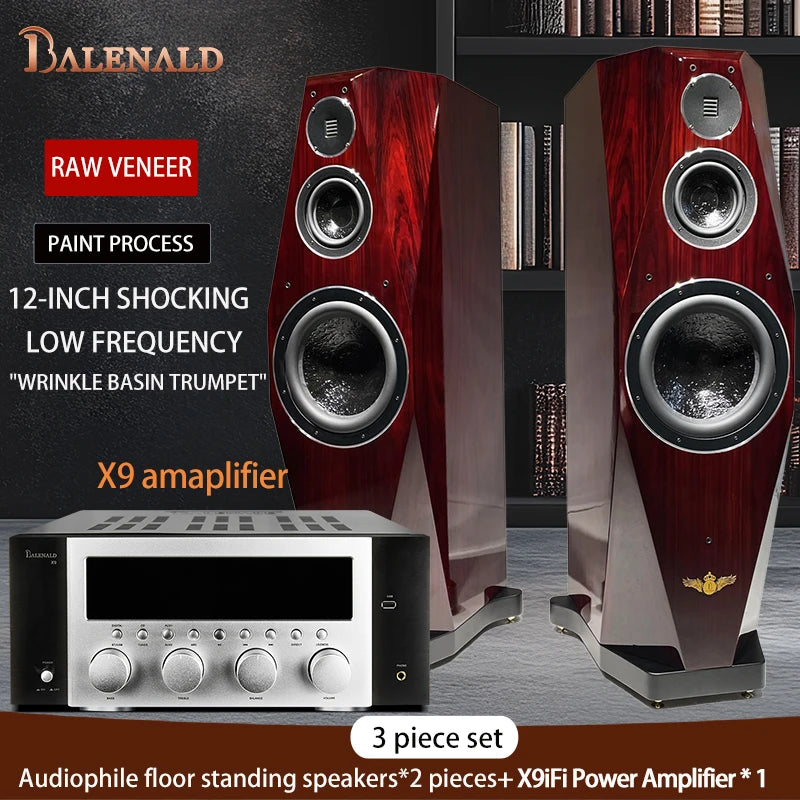 Balenald Home Theater Diamond No. 8 Super Fever-Grade HiFi High-Fidelity High-End Speaker Audio Floor Box