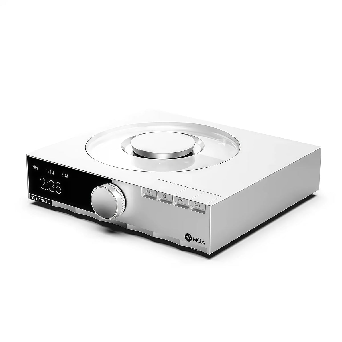 SMSL PL200T CD Hi-res Player MQA CD Transport Clock Input P.A.S.S. System Optical / Coaxial / AES / I2S Output
