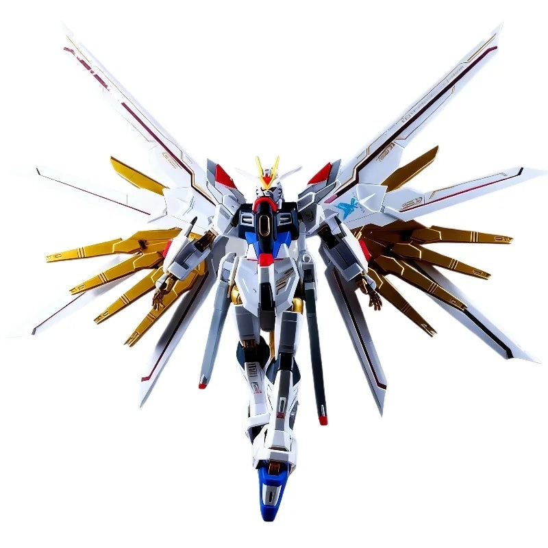HG SEED 1/144 Mighty Strike Freedom Assembly Model Kit Action Figure Anime Mecha Toy Display Figurine Desk Deco Collectible Gift