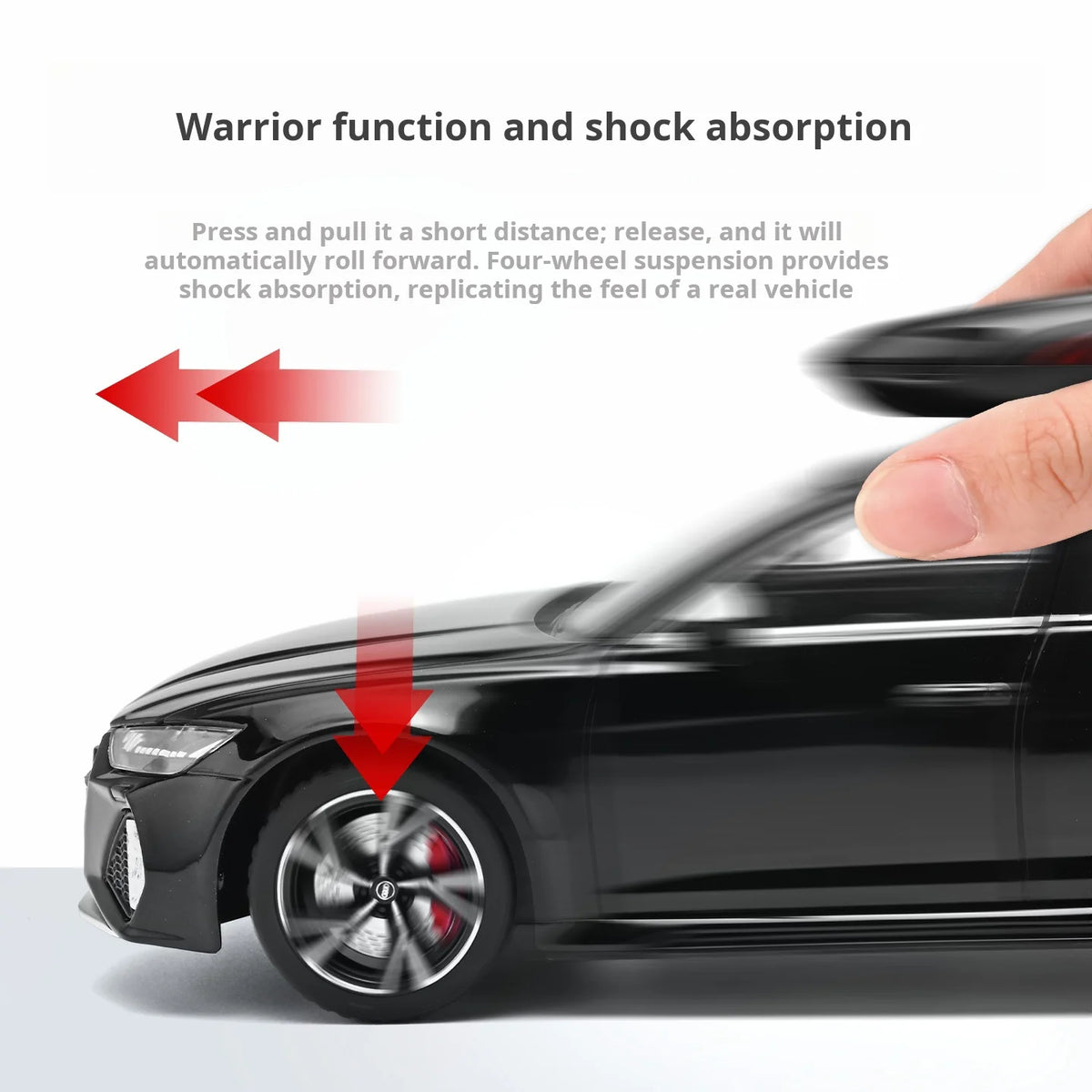1/24 Audi RS6 Hot Hatch Wagon Performance Shooting Brake Simulation Alloy Car Model Toy Car Boy Collection Ornament Pull Back