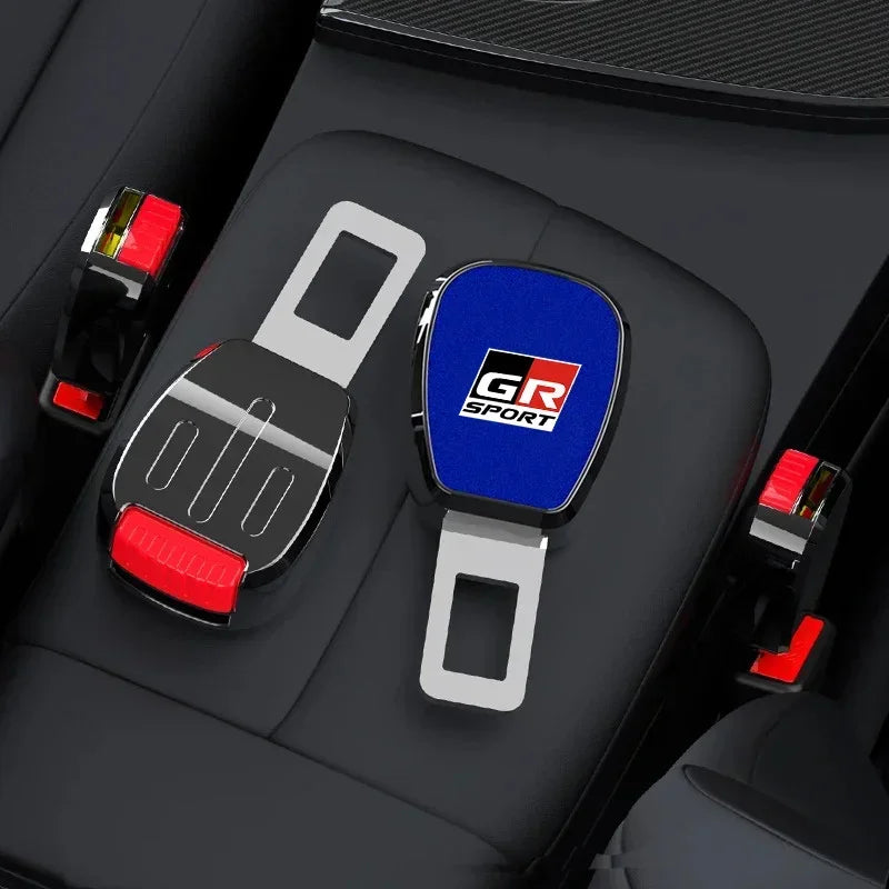 Car Seat Belt Buckle Plug Auto Safety Strap Extension Accessories interior For  GR SPORT Toyota Hiace supra Prius Camry Corolla