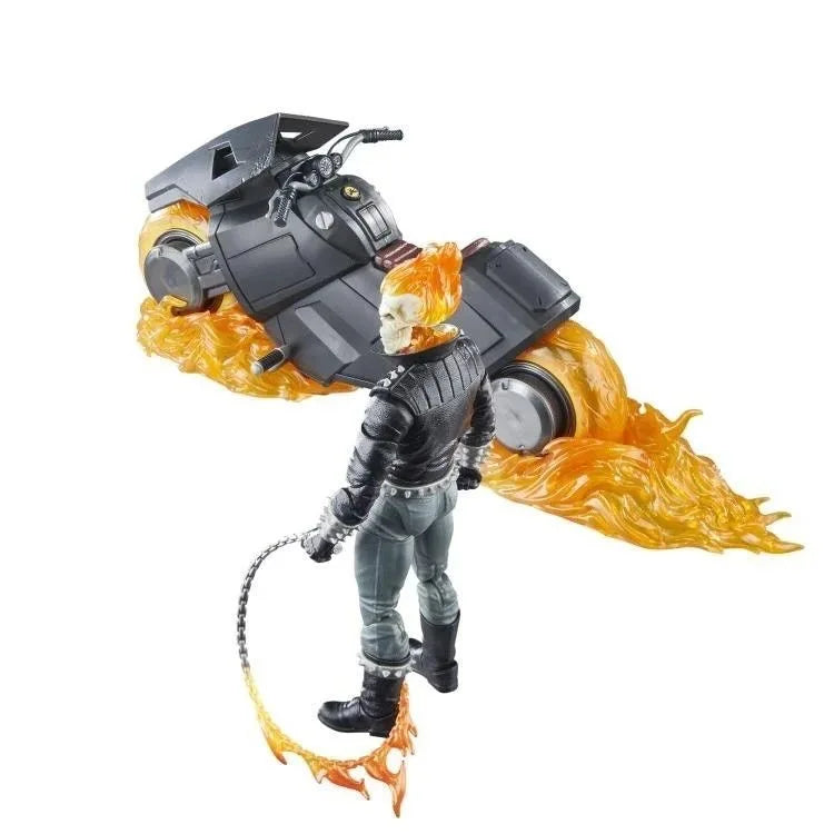 Ghost Rider And Motorcycle Battle Car 85th Anniversary Series 6-Inch  Legends Action Figure Model Gift