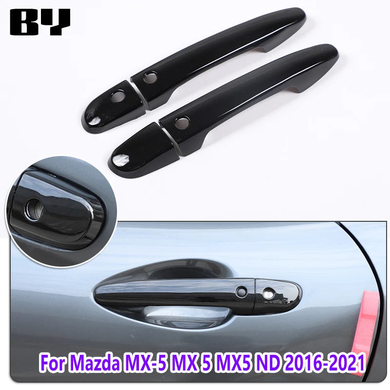 For Mazda MX-5 MX 5 MX5 ND 2016-2021 LHD Car Door Handle Cover Trim Accessories