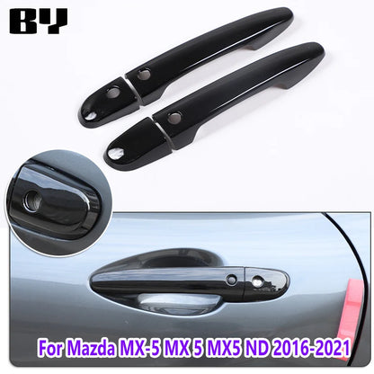 For Mazda MX-5 MX 5 MX5 ND 2016-2021 LHD Car Door Handle Cover Trim Accessories