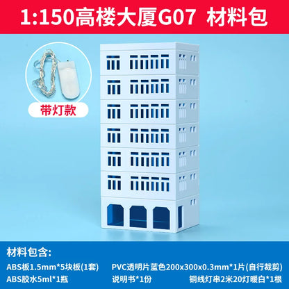 1/150 N Scale Diorama Models Architecture Building House Outdoor City Railway Layout Street Building Scene Model Toy Gift
