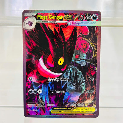 Dark Mewtwo ex English Version Collectible Grade DIY Foil Texture Nice Condition Premium Anime Collection Cards