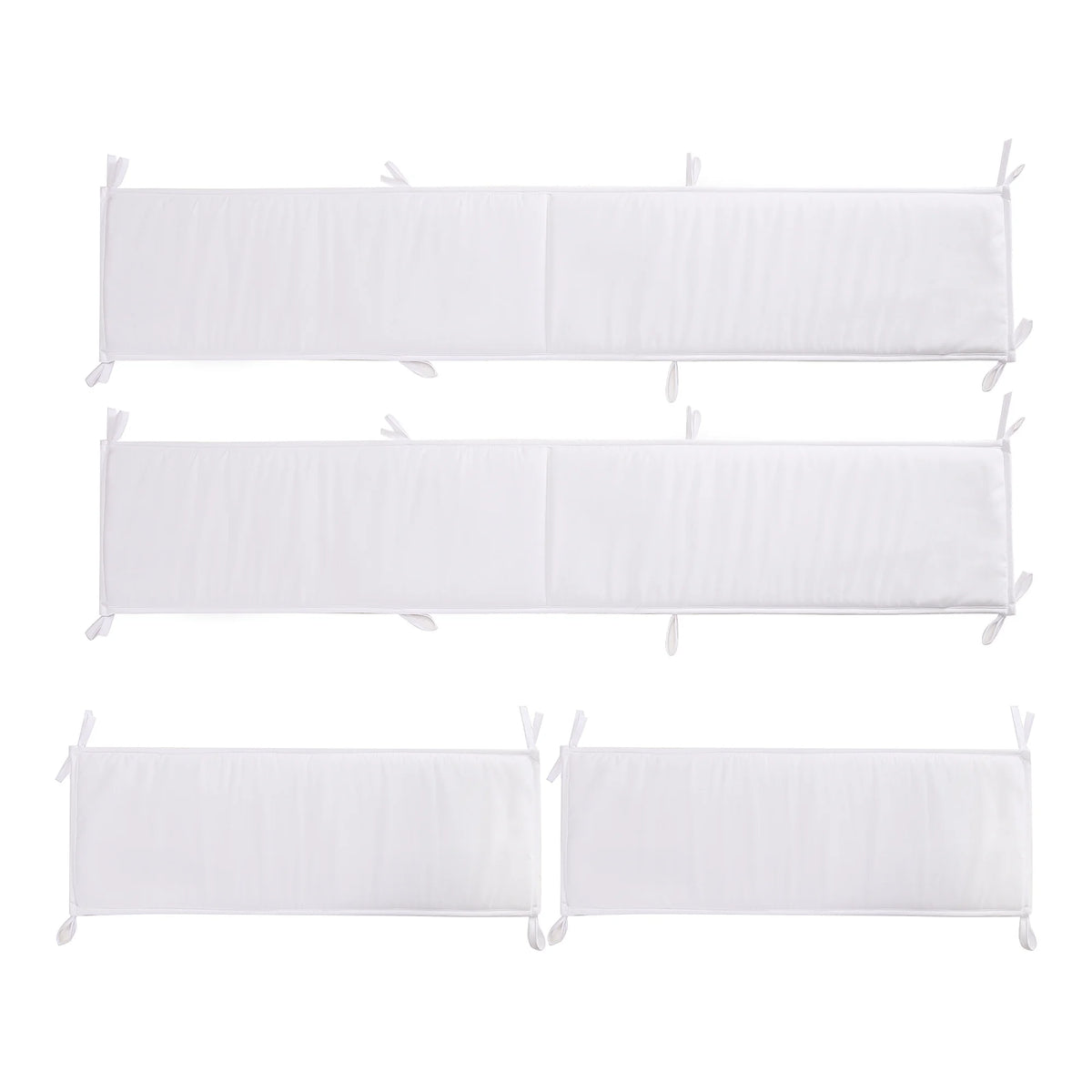 Crib Rail Cover Set and Baby Crib Liner  Baby Bumperless Crib Cot Protector Infant Bebe Bedding Set