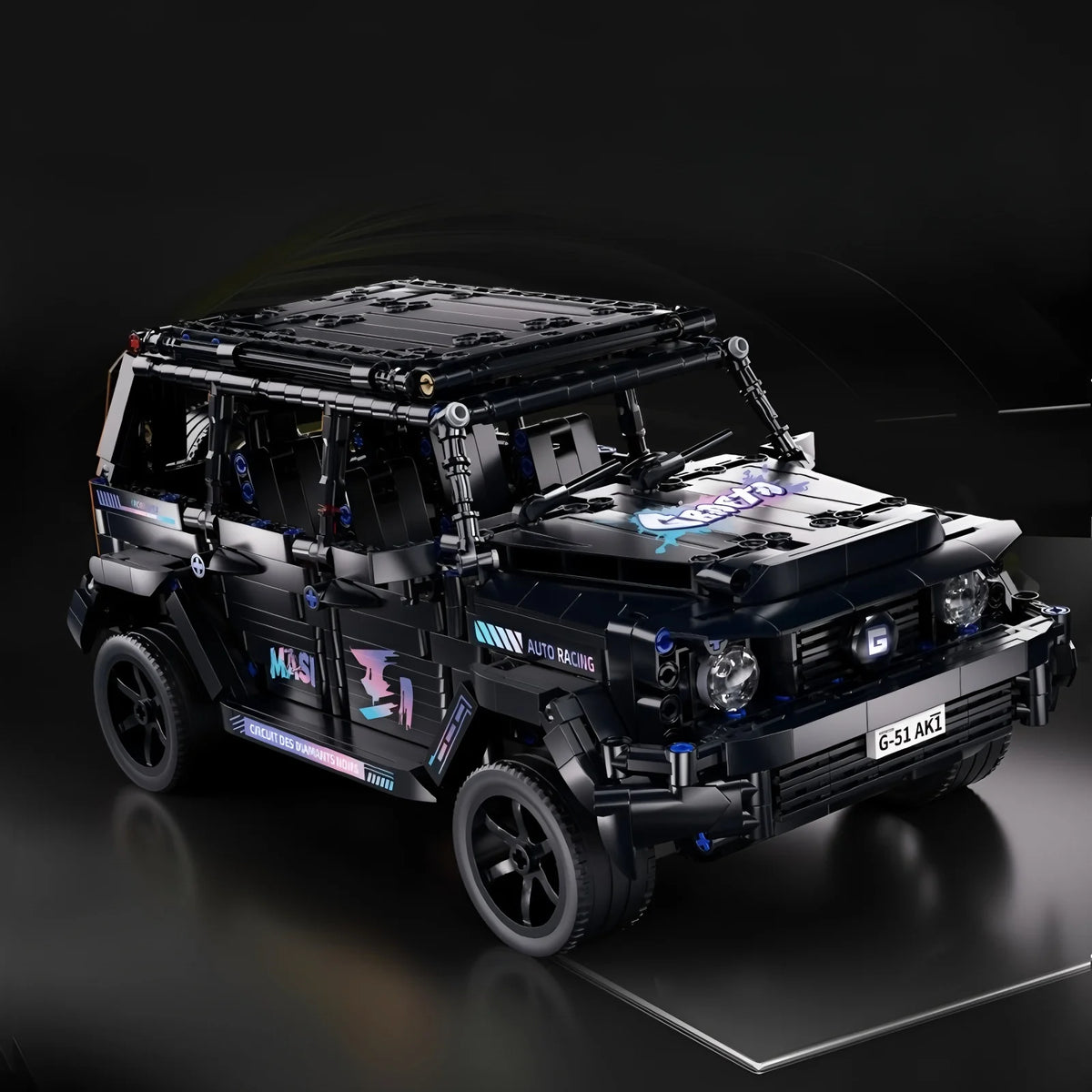 Building Block Sports Car 1:14 RC Toy Car, Building Block Toy Birthday Gift, Sports Car Model, Children's DIY Gift