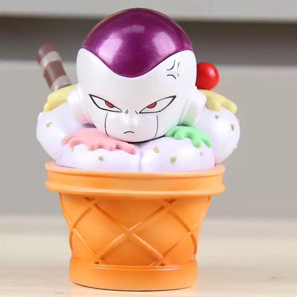 11cm Anime Dragon Ball Z Figure Ice Cream Frieza Action Figures Pvc Statue Desktop Ornamen Collection Model Toys Gifts