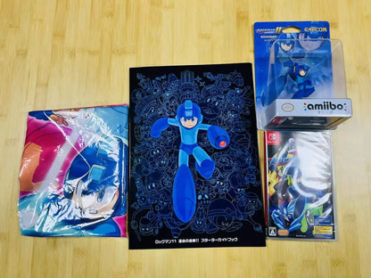 Nintendo Switch Rockman 11 Collector's Package The Gears of Fate! With Amiibo Megaman 11 Japan Versi