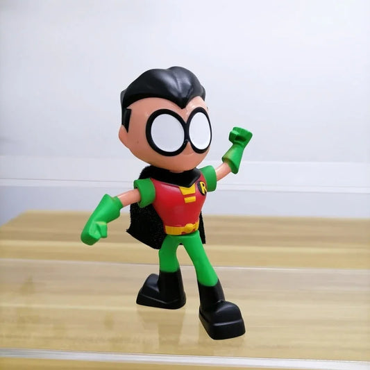 Anime Teenes Titansgos Robin Action Figure Turnable Battle Doll Collection Ornaments Children Gifts