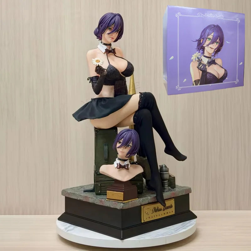 Chainsaw Man Devil Miss Reze Anime Figure Higashiyama Kobeni/Denji/Power/Makima Bunny Girl Action Figure Model Doll Toys Gifts