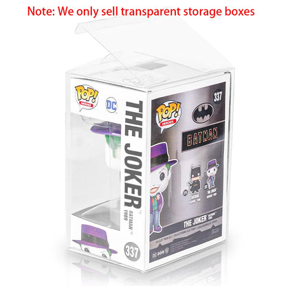 Protectors Case for Funko- 4" Inch Pop Vinyl Figures, Crystal Clear Protectors,Heavy Duty Display Box for Vinyl Figures Storage