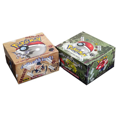 PKM Cards PTCG Neo Destiny 1st Edition Booster Box Base Set Unlimited Team Rocket Jungle Fossil Proxy Full Anime Battle Card Toy