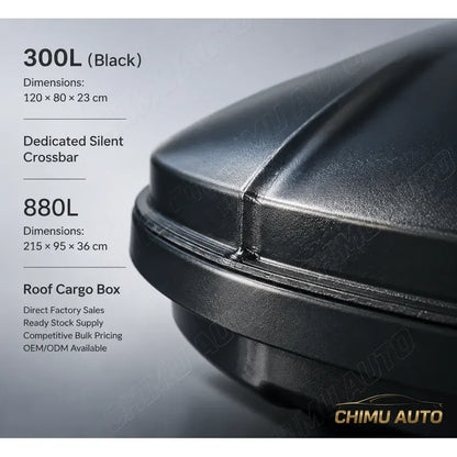 【CHIMU AUTO】 Ultra Thin Universal Roof Rack Cargo Carrier Luggage Box for Car SUV Van Truck Auto Top Storage Basket