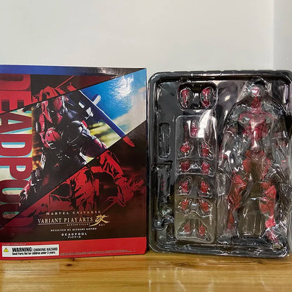 Play Arts Deadpool Action Figure Marvel X-Men Play Arts Kai Super Hero Wade Winston Wilson BJD Deadpool Figure Collect Model Toy