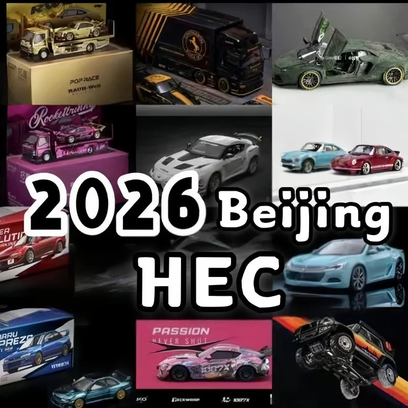 In Stock 1:64  2026 HEC Beijing Model Exhibition  Limited Edition Alloy Die-Cast Resin Miniature Replica Model Miniature Replica
