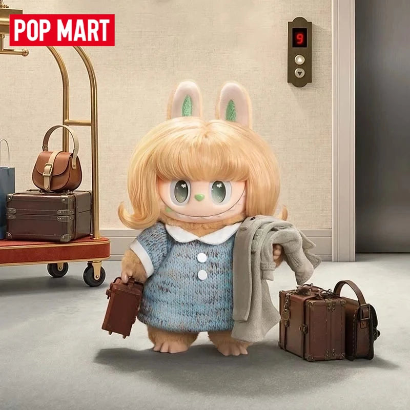 Genuine POP MART LABUBU THE MONSTERS Hair Salon Series Vinyl Plush Bind Box Pendant Ornament Collection Cute Toys Gift