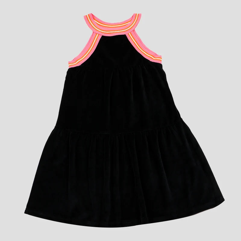 Winter Set Clothes for Teenagers Girl Boy Children's Set Girls Dress Skirts for Modest Girls Black Velour Autumn Winter Clothing