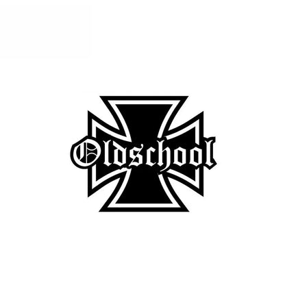 Car Stickers Funny Old School Personality Vinyl Decal Truck Window  Waterproof Reflective Decals13cm*11cm PVC KK
