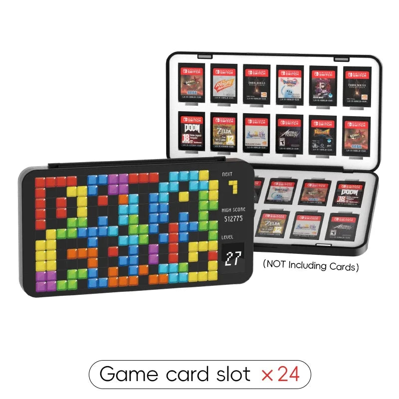 24 in 1 Game Card Case for Switch/Switch OLED Cartridge Storage Box Chip Holder Cover
