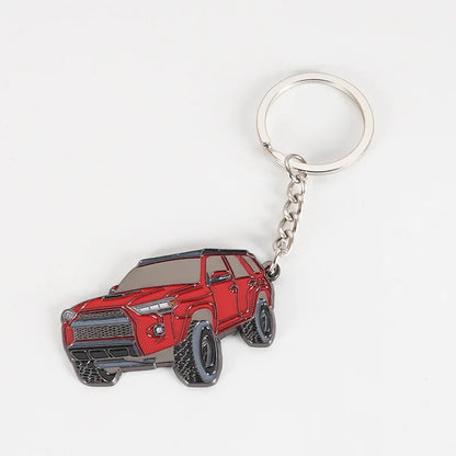 Universal 3D Car Model Keychain Car Enthusiasts Gift Key Accessories Model Key Pendant Keyring Suitable for Toyota 4Runner