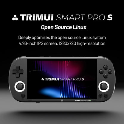 Trimui Smart Pro S TG5050 Handheld Game Console - Best for PSP Game, Octa-core 2.0GHz, 4.96" IPS Display, 5000mAh Battery