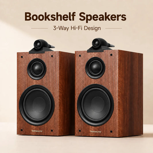 6.5 Inch Speaker Three-Way Passive Bookshelf Speaker 120W HiFi Fever Monitor Audio 6ohm Home theater Speakers Sound Box NS-Q3