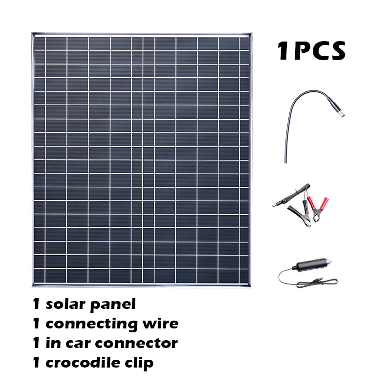 All-in-One 1000W Solar Charger Kit – 12V Portable Power Bank with 100A Regulator for Home, Caravan & Outdoor Adventures