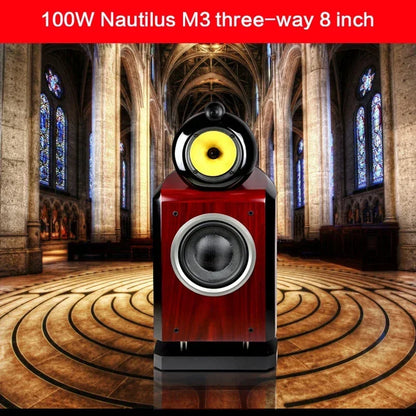 150W 8-inch Home Floor Speaker Nautilus M3 Three-way Bass Fever-grade Hifi High-fidelity High-end Bookshelf Passive Speaker 6Ohm