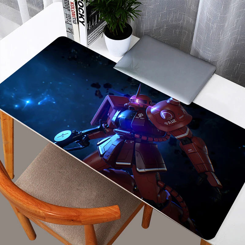 Large Mouse pad pc speed For e-sports players 800x300 Laptop Computer Keyboard  desk Mat xxl Gundam Zaku II mousepad