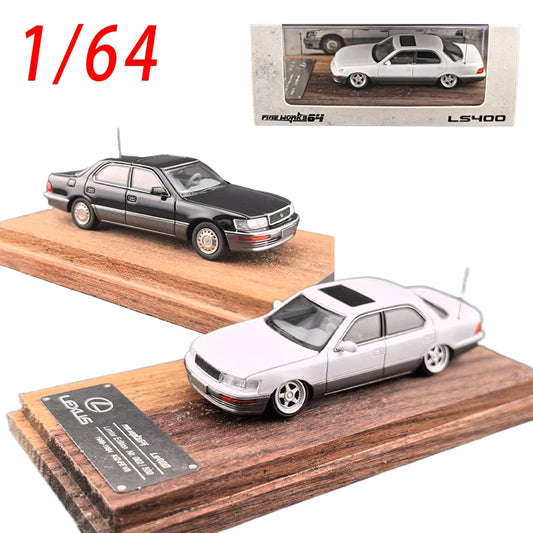 FW Diecast 1/64 Scale Lexus Alloy Car Model Lexus LS400 XF10 Play Vehicles Toys for Boys Original Box Gift
