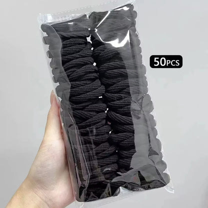 100 Seamless, High Elasticity, Durable Korean Style Hair Accessories with Elastic Bands Suitable for Daily Use