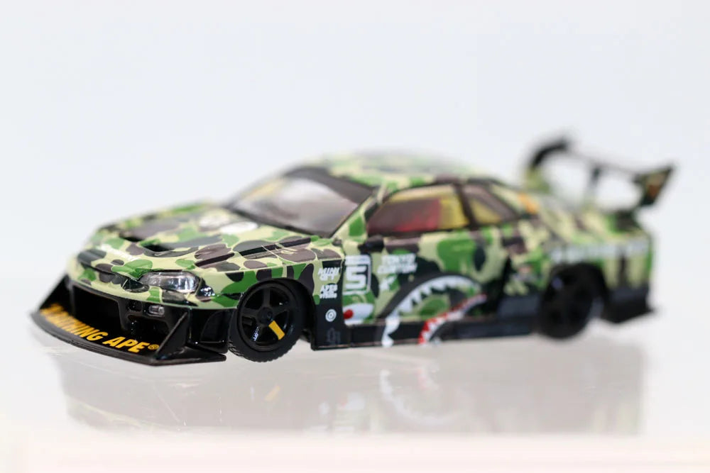 MiniGT 831 1/64 Scale ‌LB-ER34 LBWK A Bathing Ape Crossover Diecast Alloy Toy Car Models for collection Gift