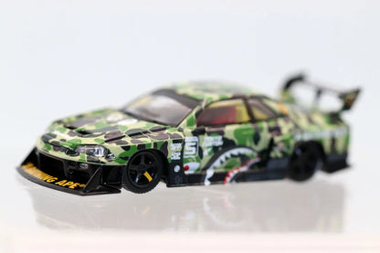 MiniGT 831 1/64 Scale ‌LB-ER34 LBWK A Bathing Ape Crossover Diecast Alloy Toy Car Models for collection Gift