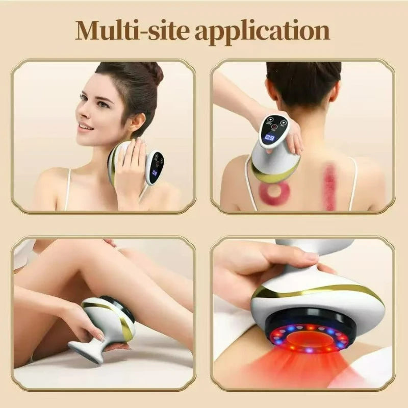 Electric Scraping Massage, Cupping Body Massager, Vacuum Cleaner, Cupping, Back, Neck, Arms, Massager Scraping Instrument