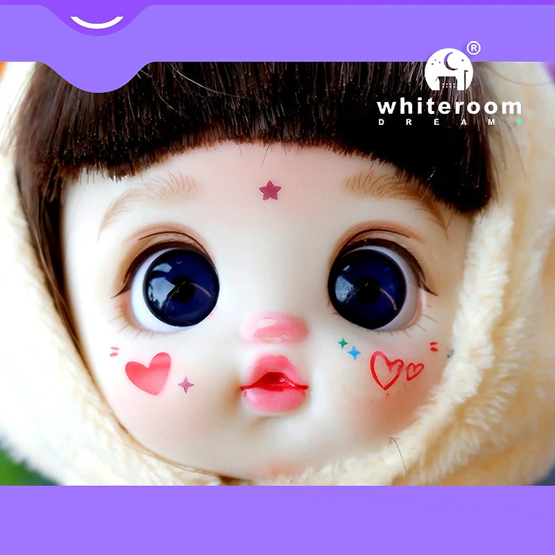 Mini Doll Dolls for girls Labbu doll pocket blyth Boy girl Doll Barbi cry Baby Rainbow Ball jointed doll Mobile phone Decoration