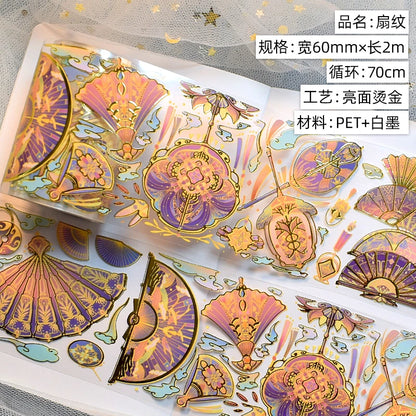 PET Washi Tapes Masking Antiquities Landscaping Decorative Planner Adhesive DIY Craft Scrapbooking Diary Journal Stickers Gifts
